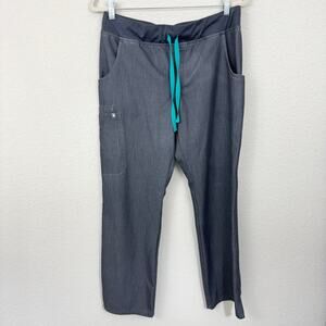 Figs Women's Kade Cargo Scrub Pant Size M Style T21004 Medical Graphite Gray